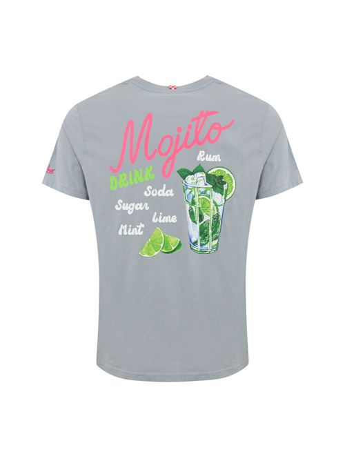 T-shirt con stampa Drink Mojito Mc2 Saint Barth | TSHIRT MAN01981H DRINK MOJITO 15